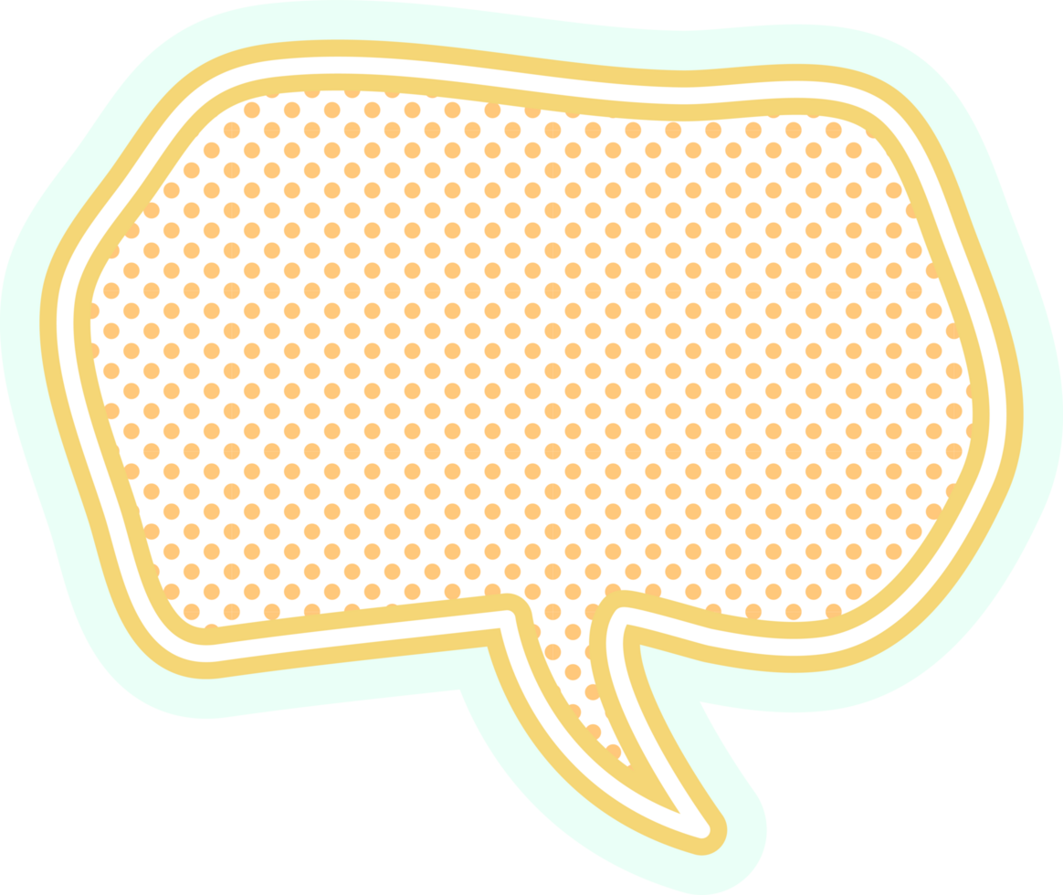 bubble speech label png