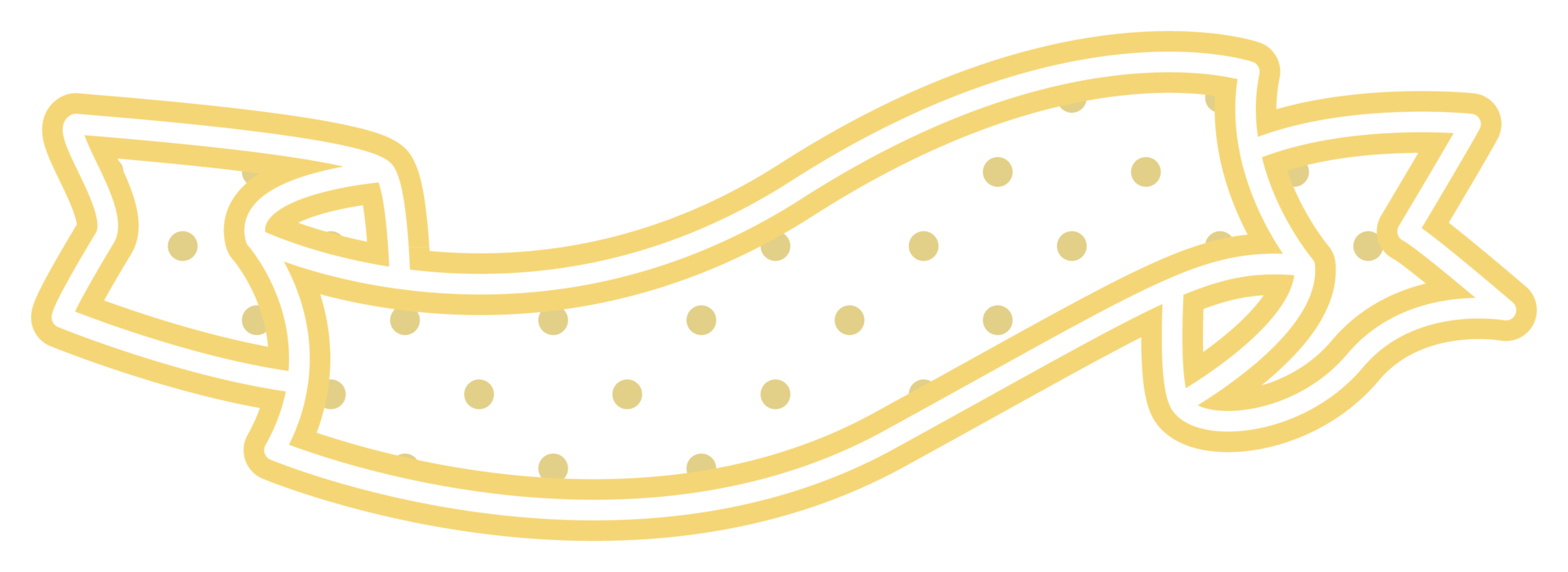 ribbon shape banner png