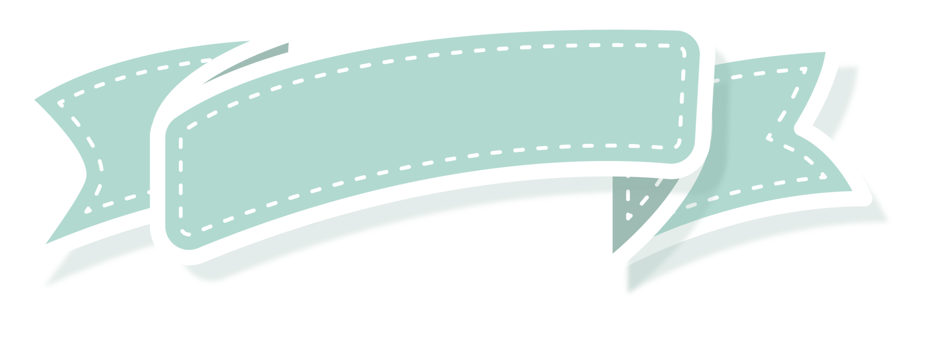 ribbon shape banner png
