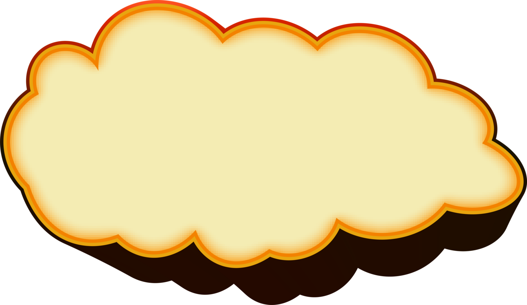 bubble speech label png