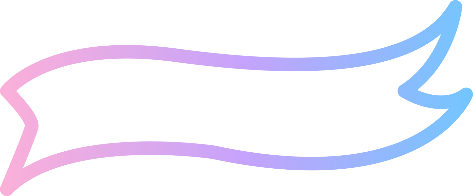 ribbon shape banner png
