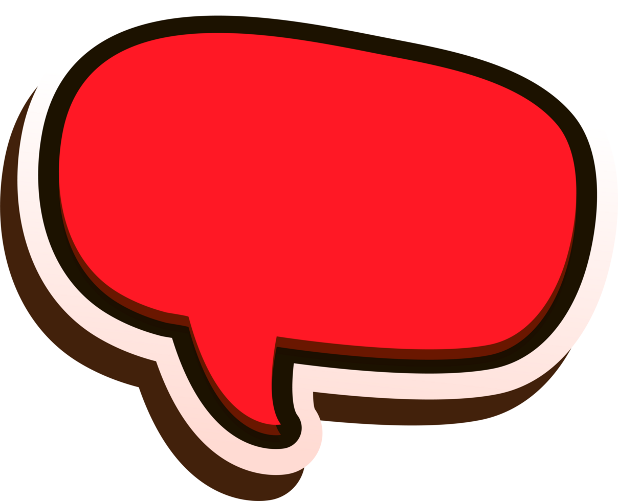 bubble speech label png