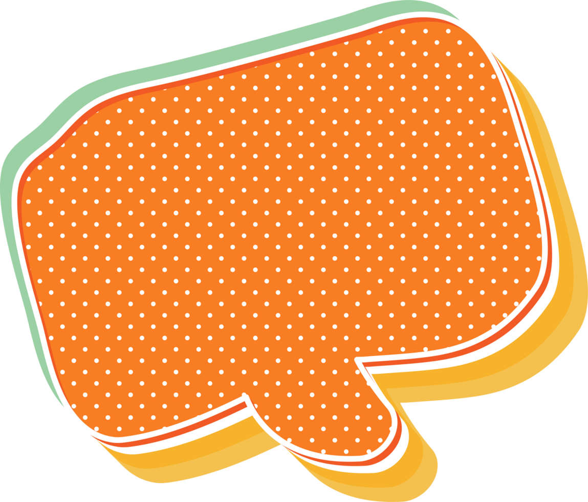 bubble speech label png