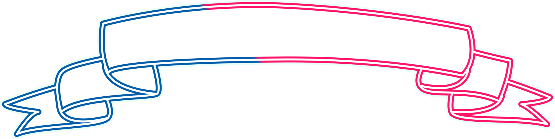 ribbon shape banner png
