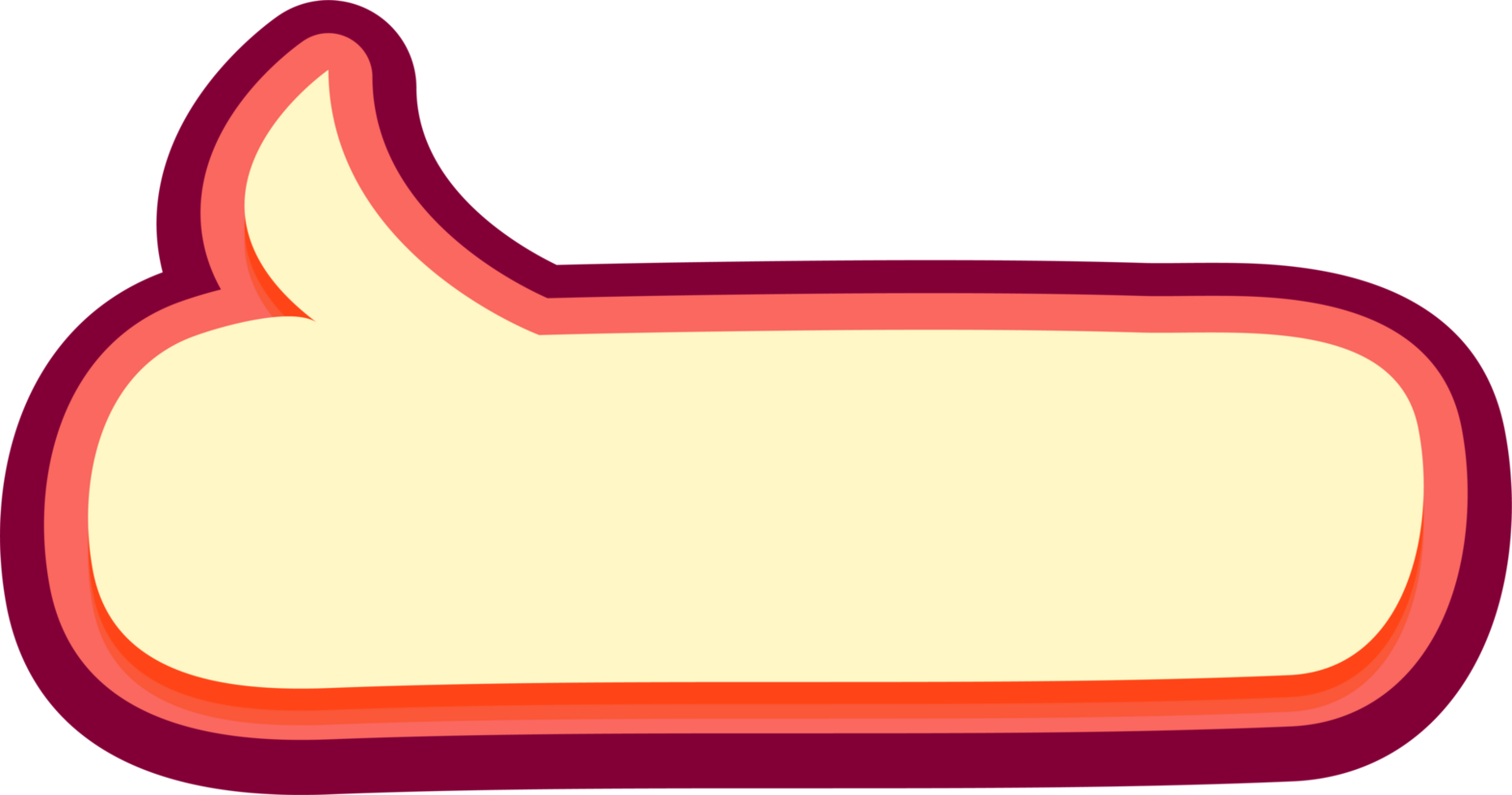bubble speech label png