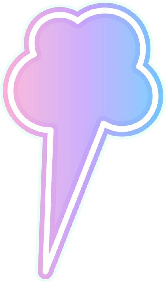 bubble speech label png