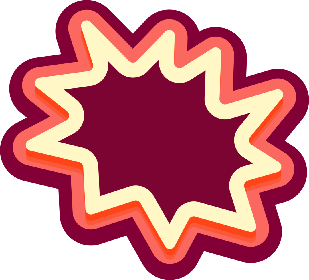 bubble speech label png
