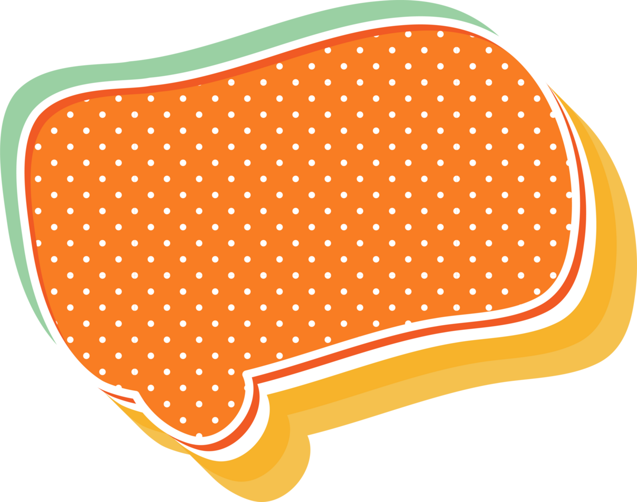 bubble speech label png