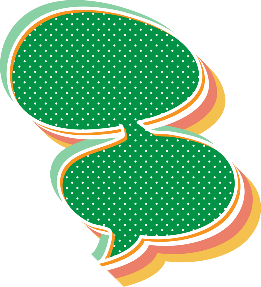 bubble speech label png