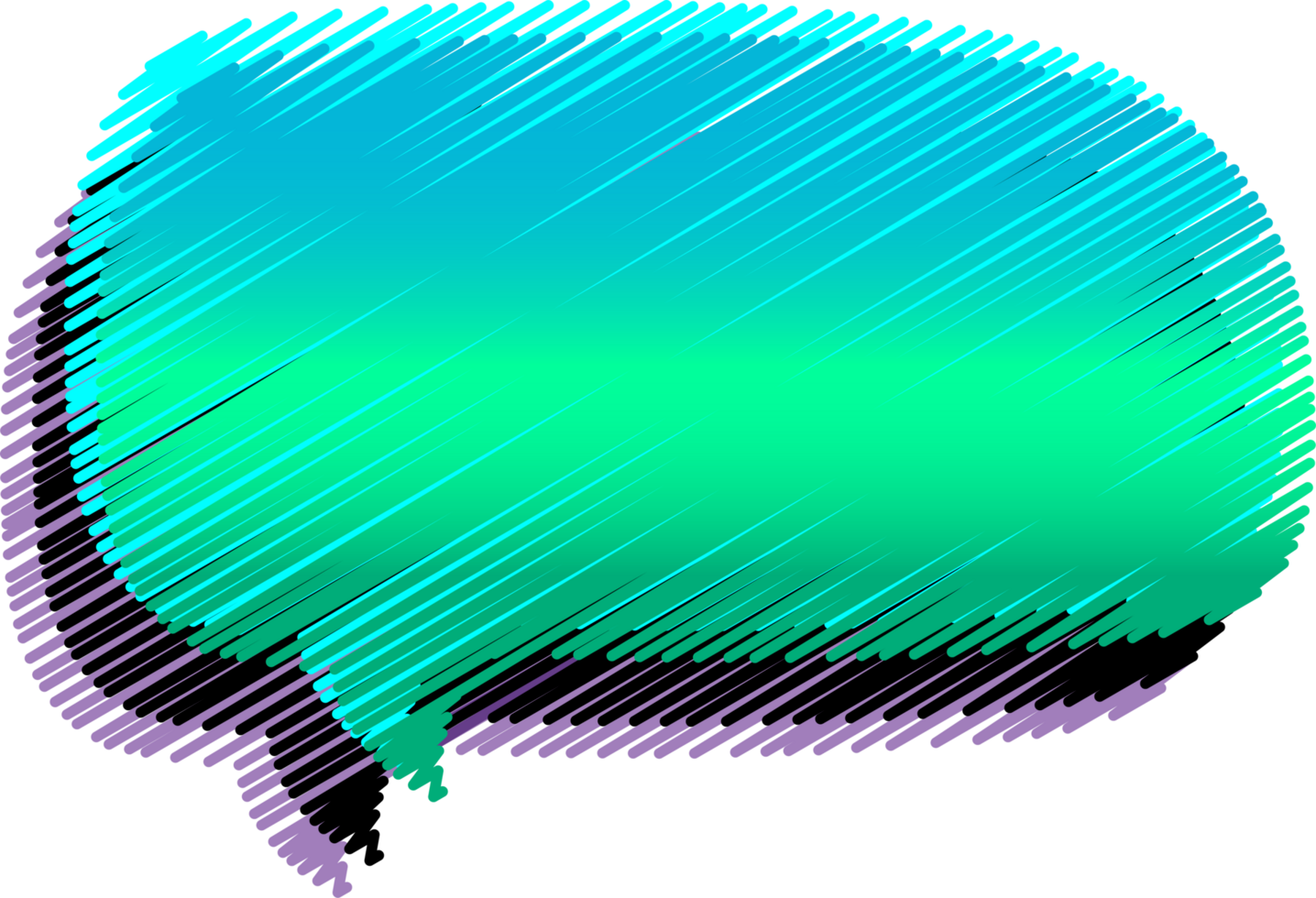 bubble speech label png