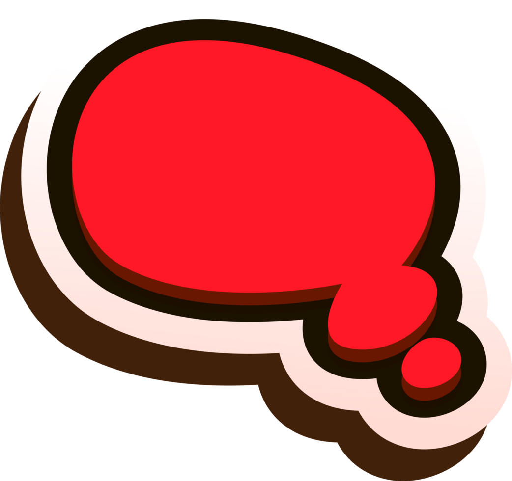 bubble speech label png