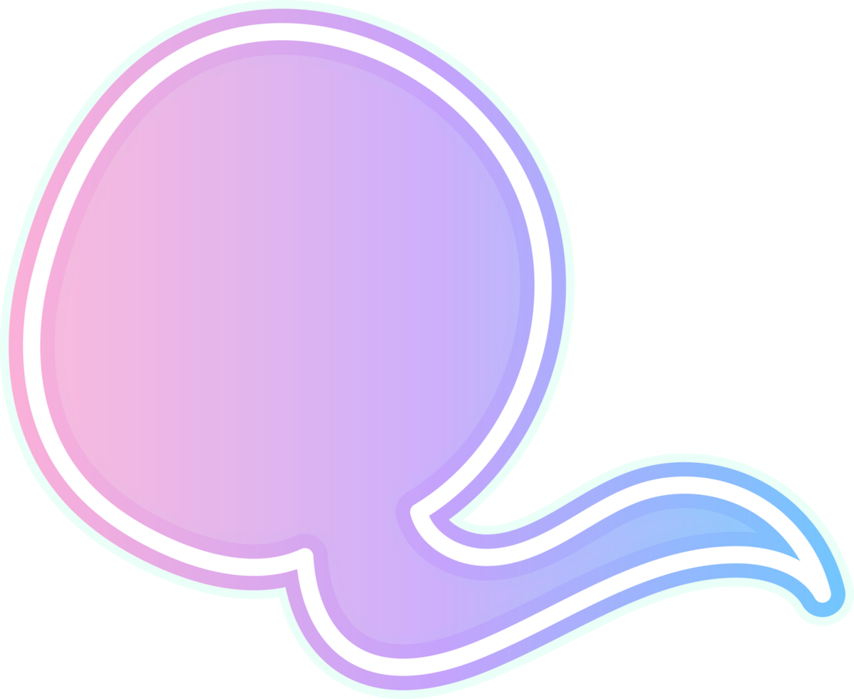 bubble speech label png