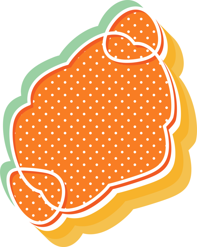 bubble speech label png