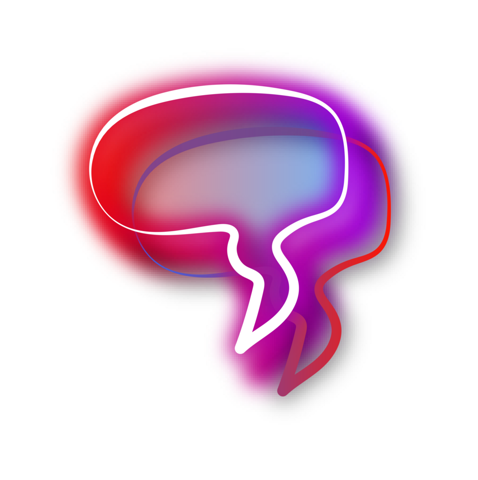 bubble speech label png