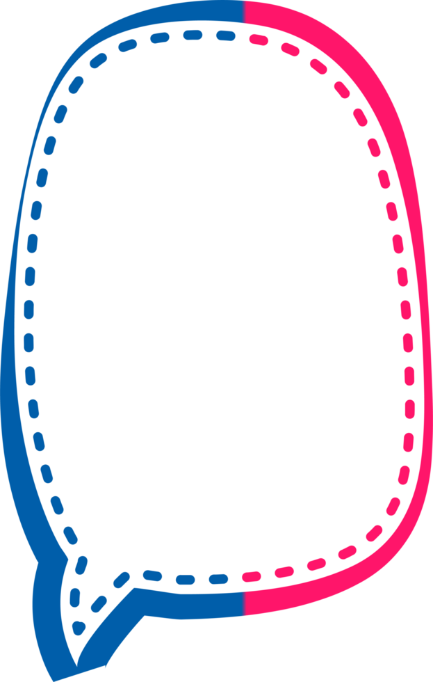bubble speech label png
