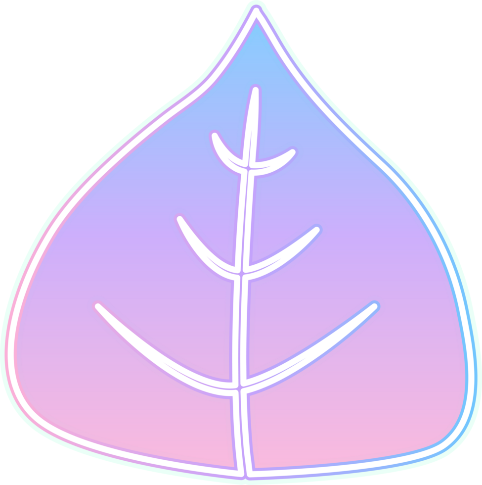 hand draw leaf png