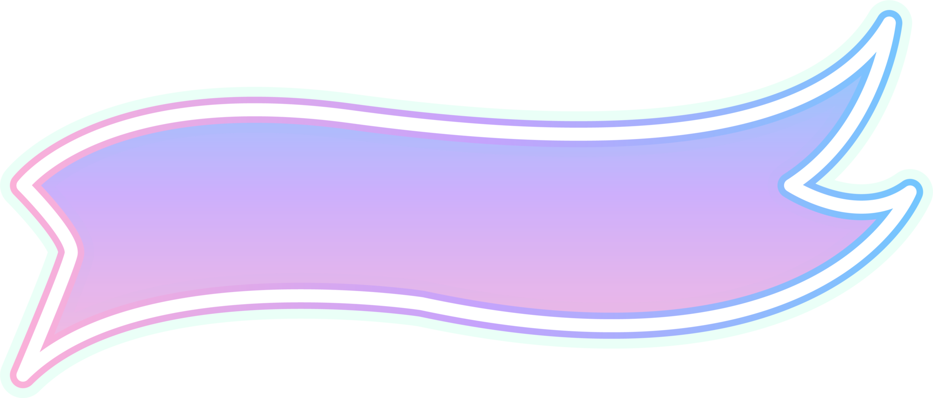 ribbon shape banner png