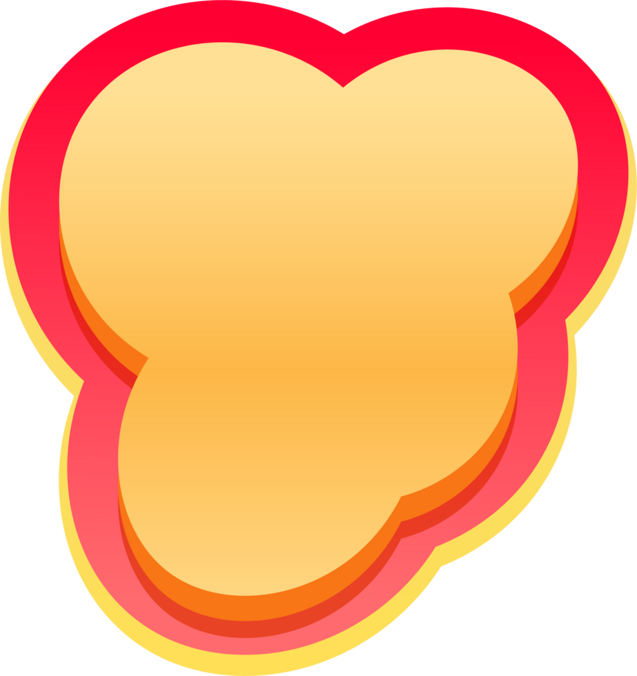bubble speech label png