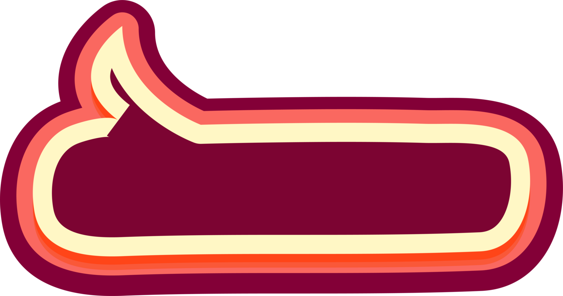 bubble speech label png
