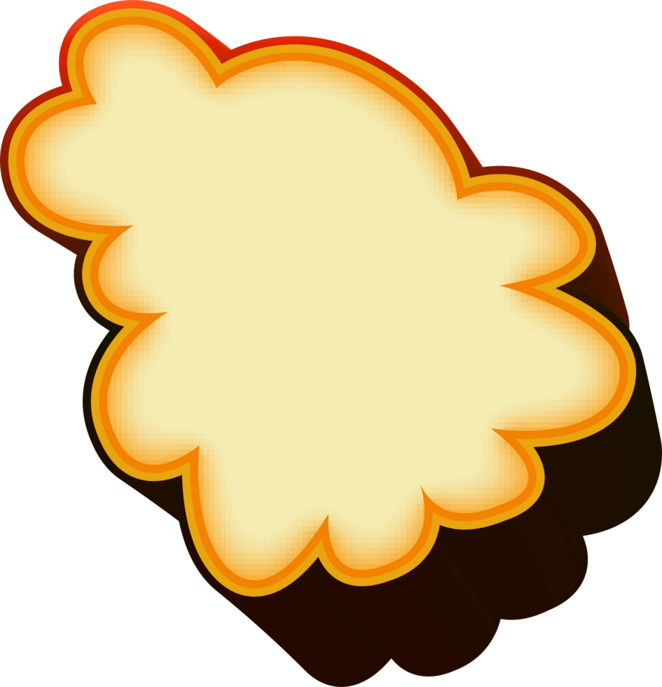 bubble speech label png