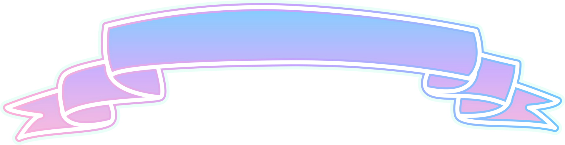 ribbon shape banner png