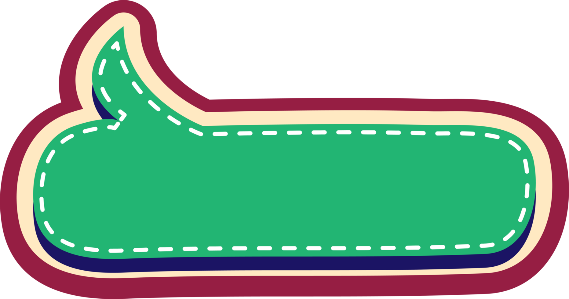 bubble speech label png