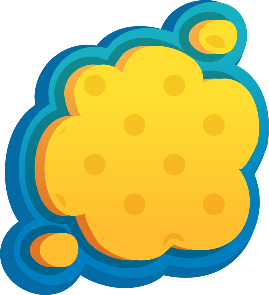 bubble speech label png