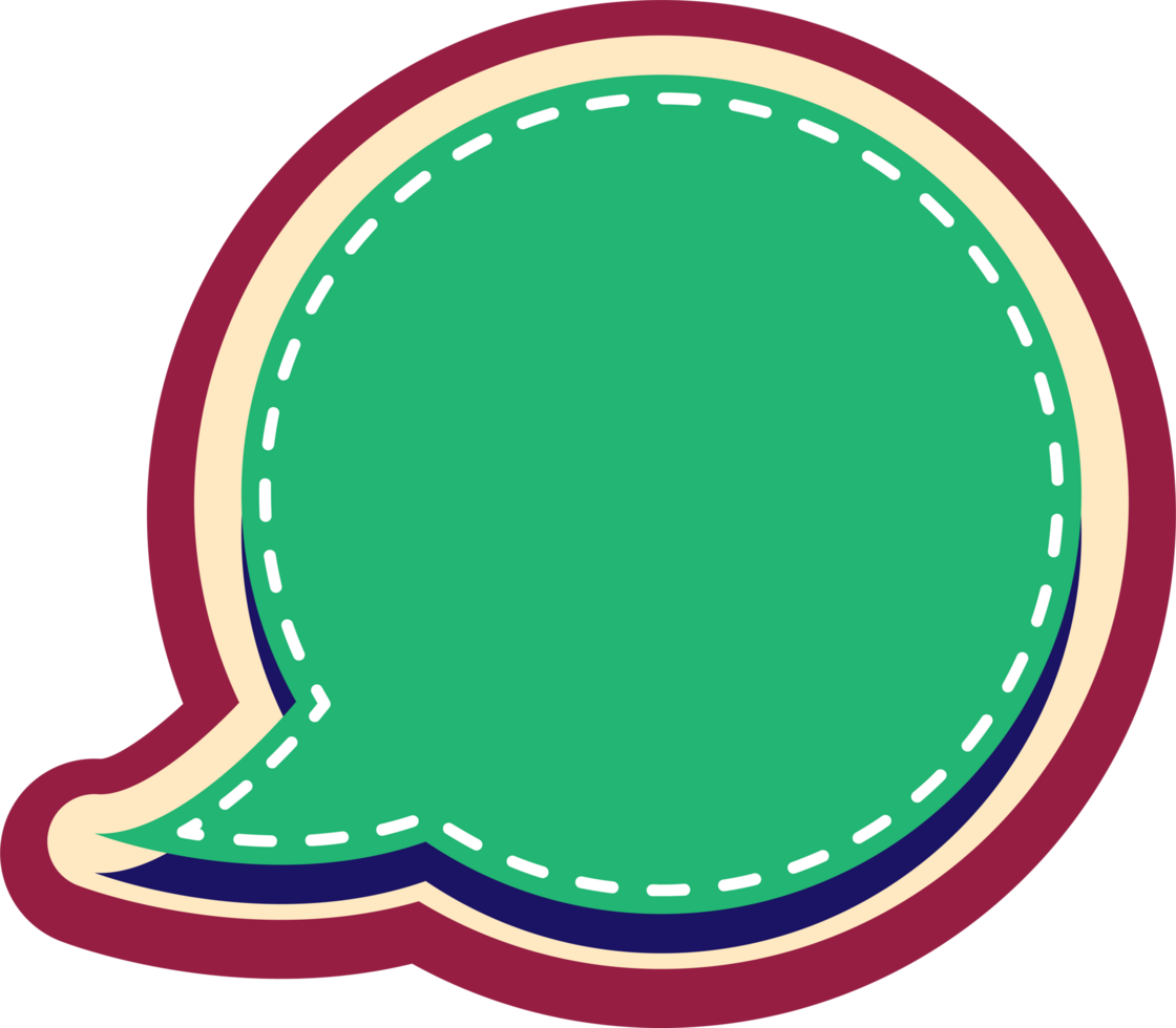 bubble speech label png