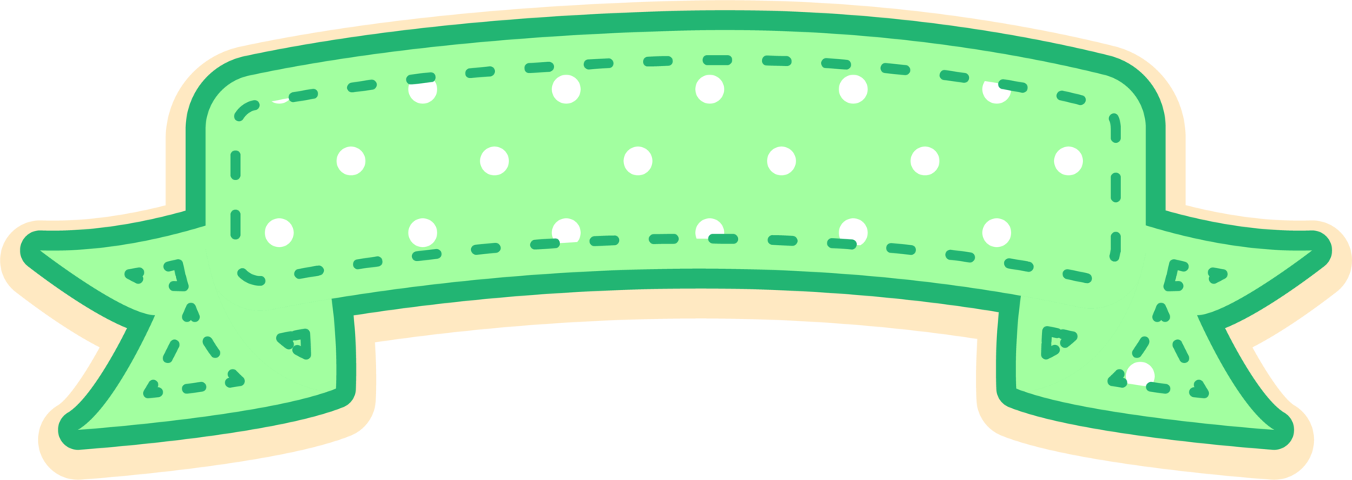 ribbon shape banner png