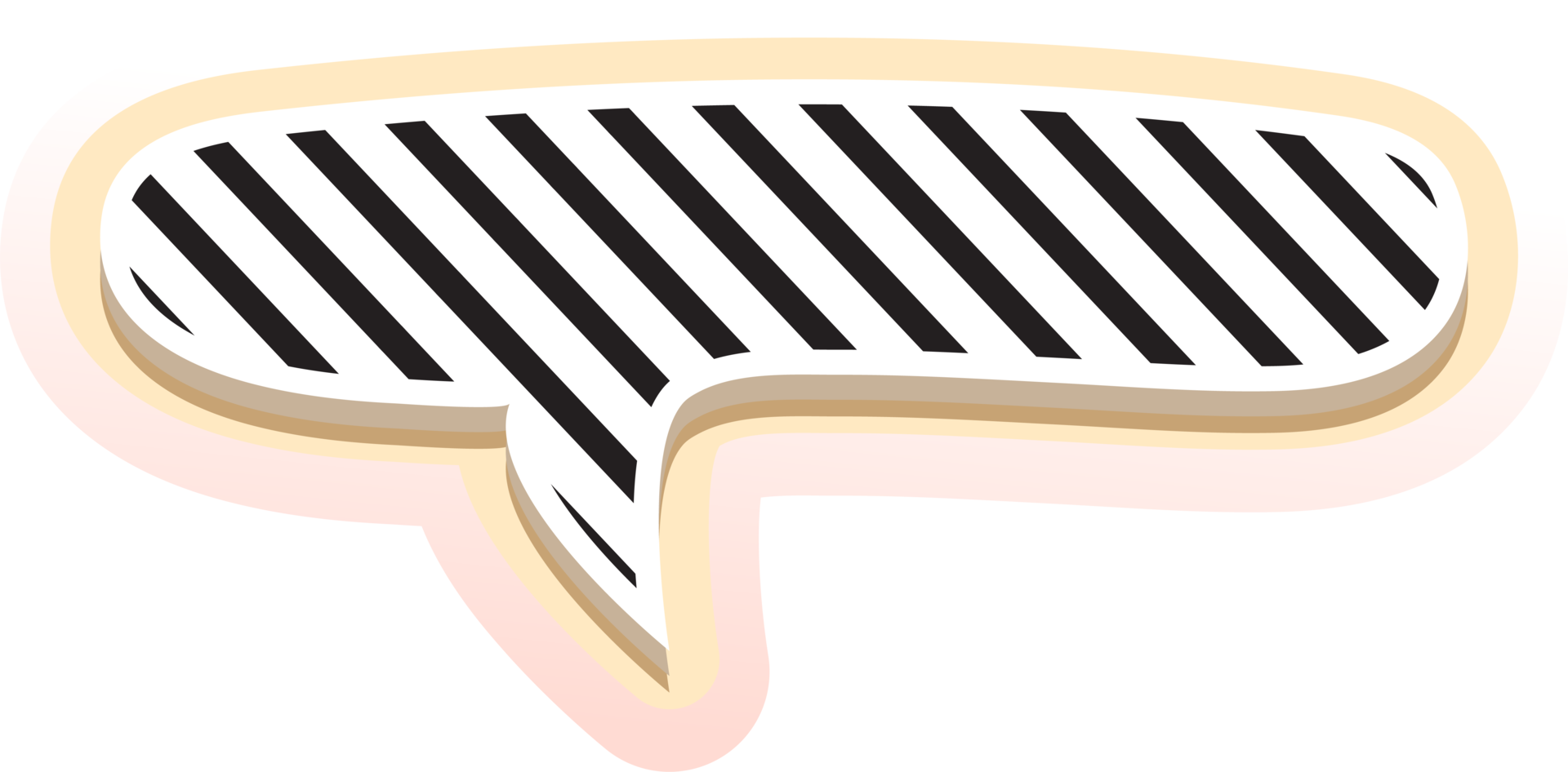 bubble speech label png