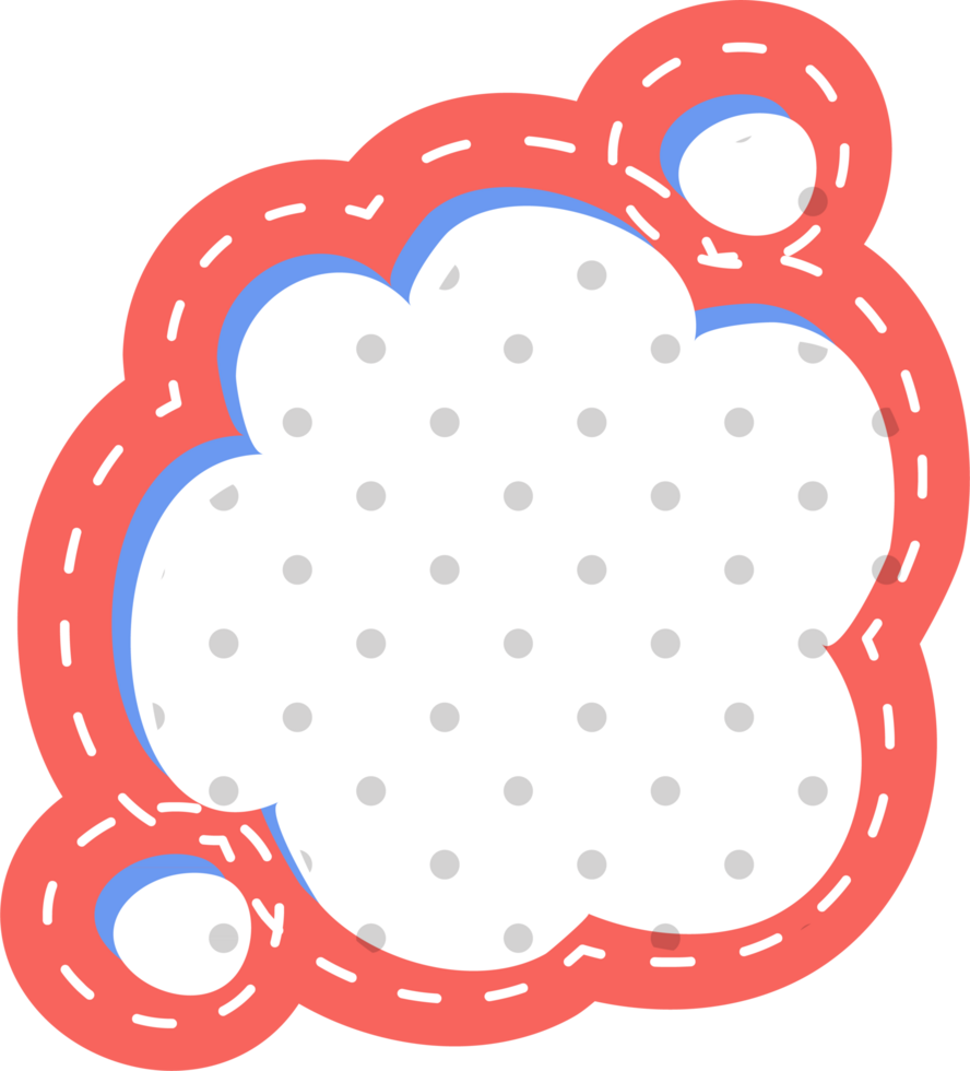 bubble speech label png