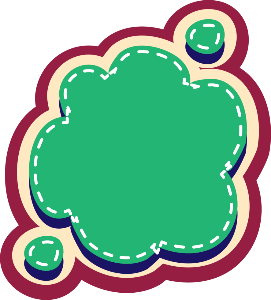 bubble speech label png