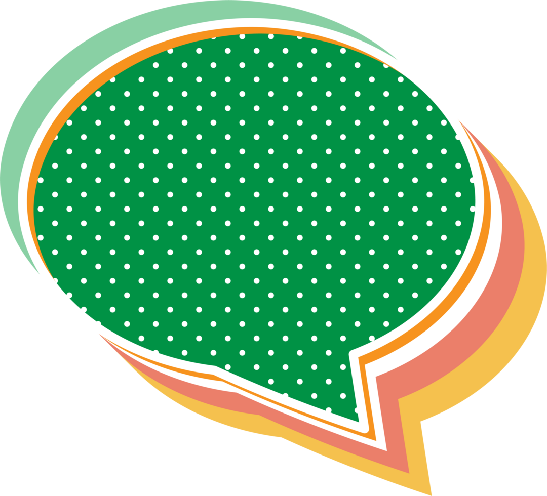 bubble speech label png