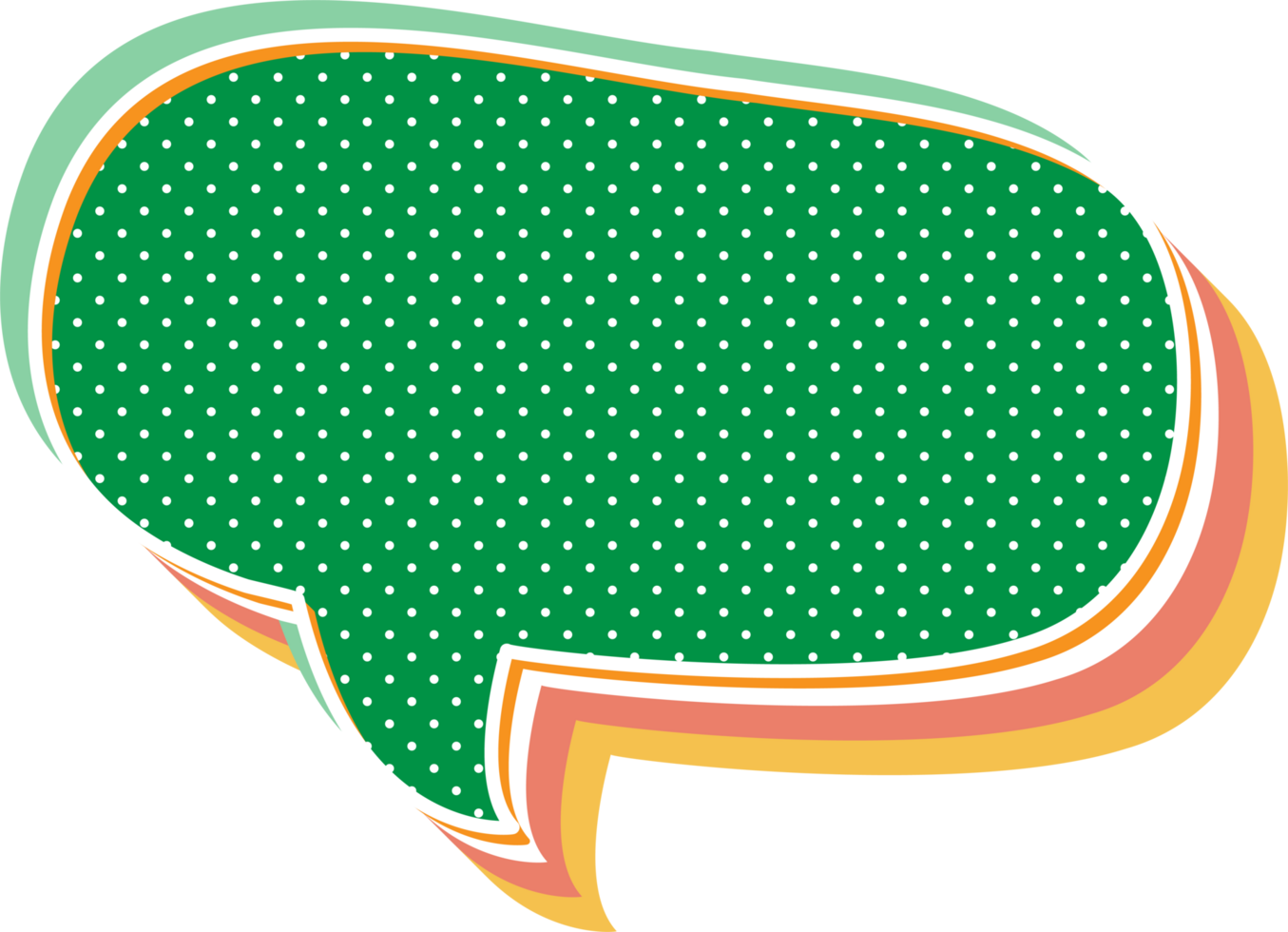 bubble speech label png