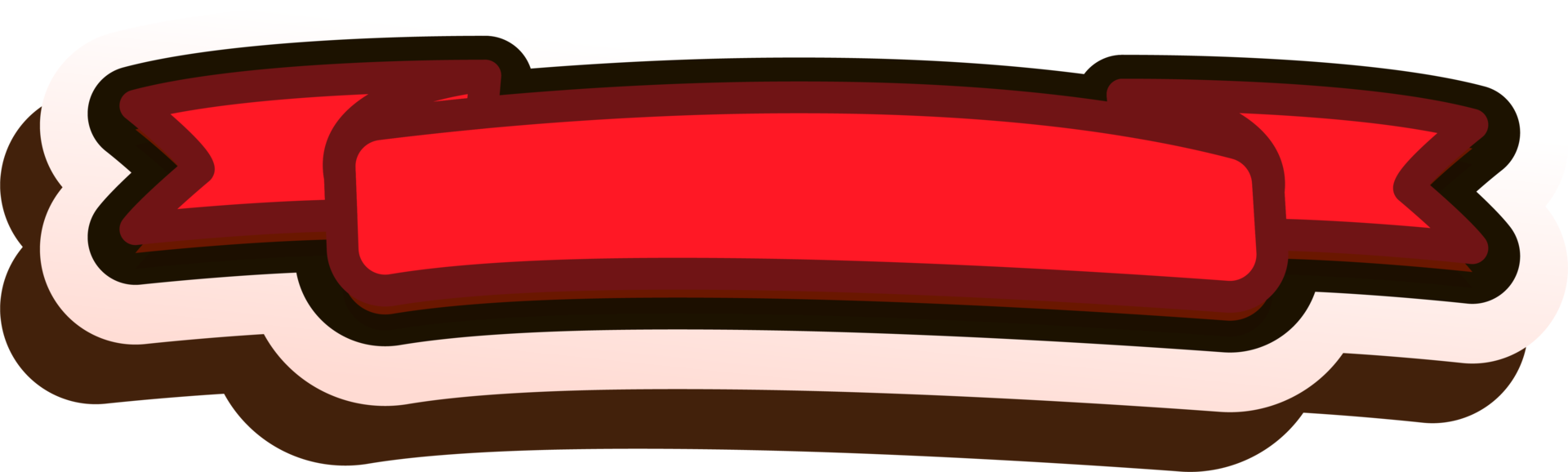 ribbon shape banner png