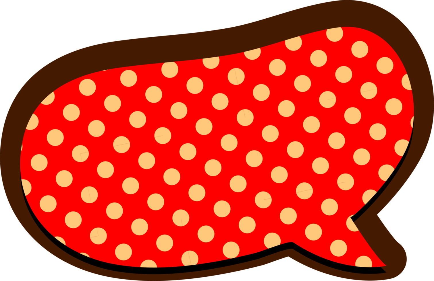 bubble speech label png