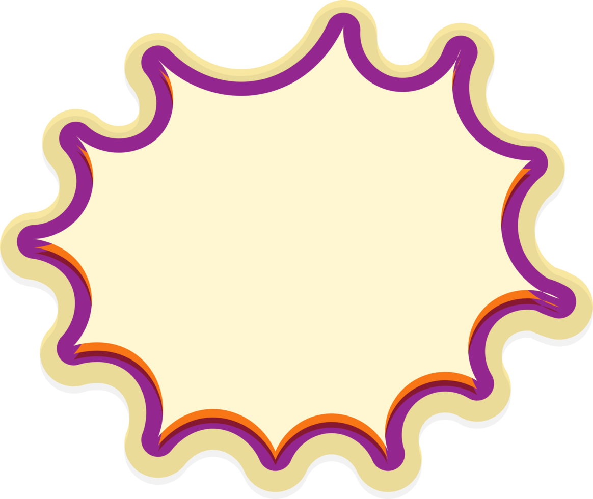 bubble speech label png