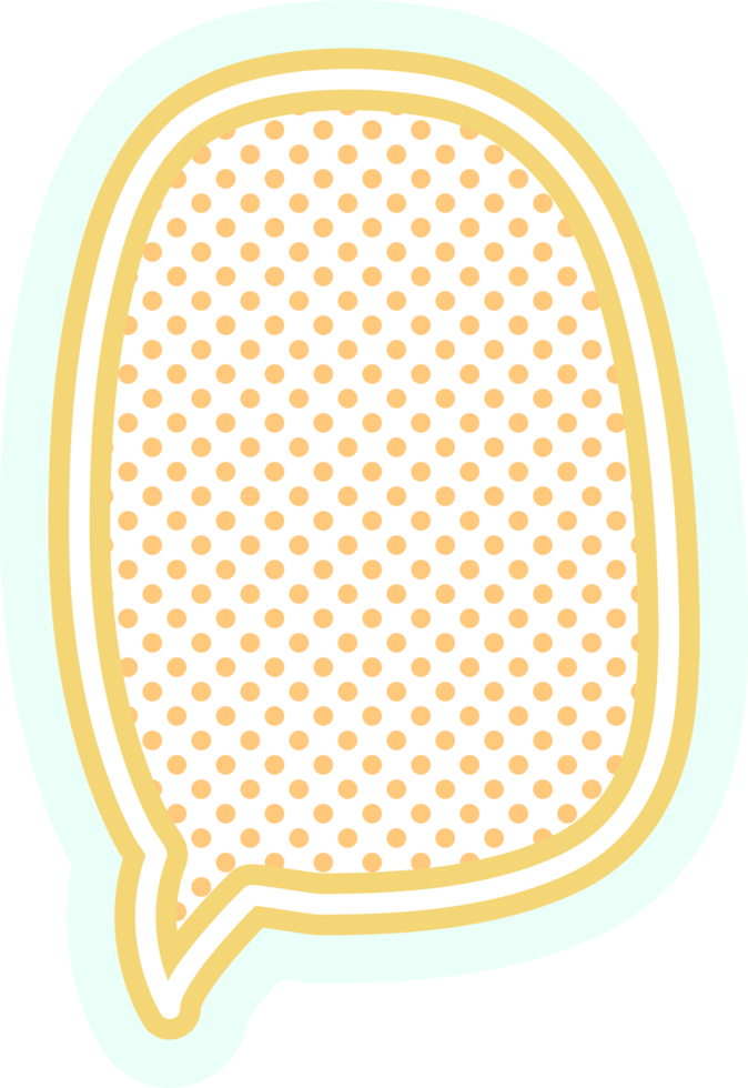 bubble speech label png