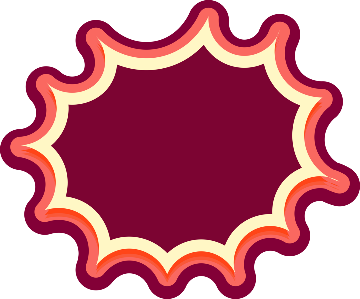 bubble speech label png