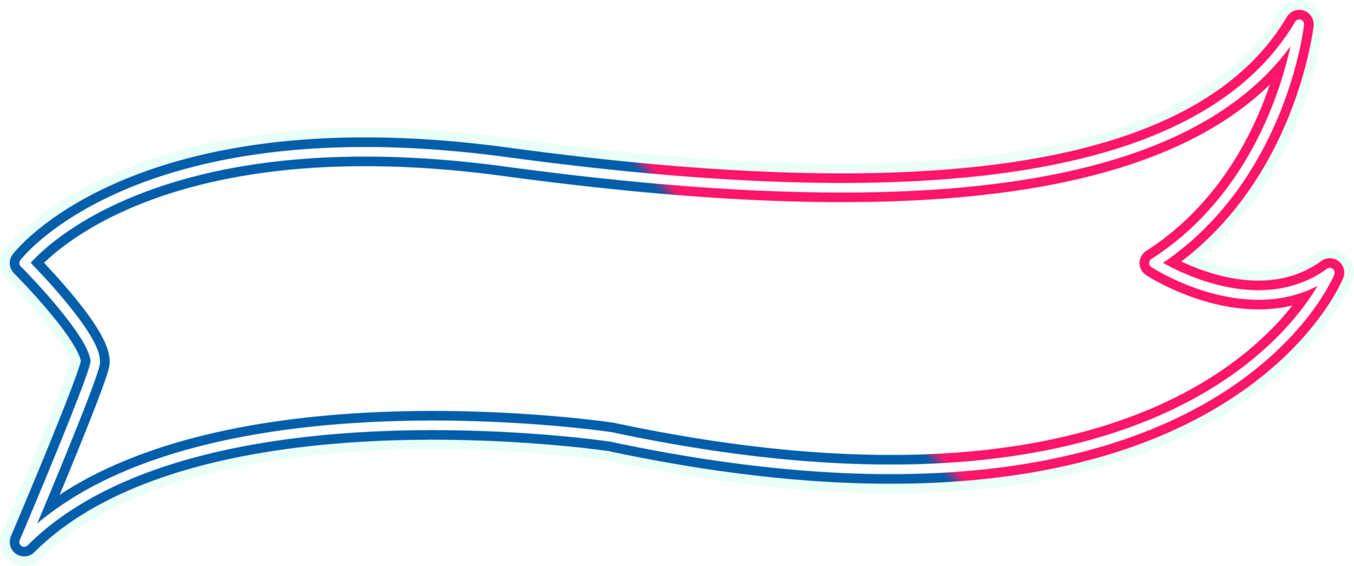 ribbon shape banner png