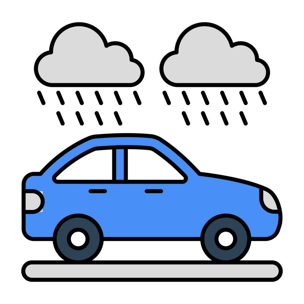 Rainfall icon in perfect design vector