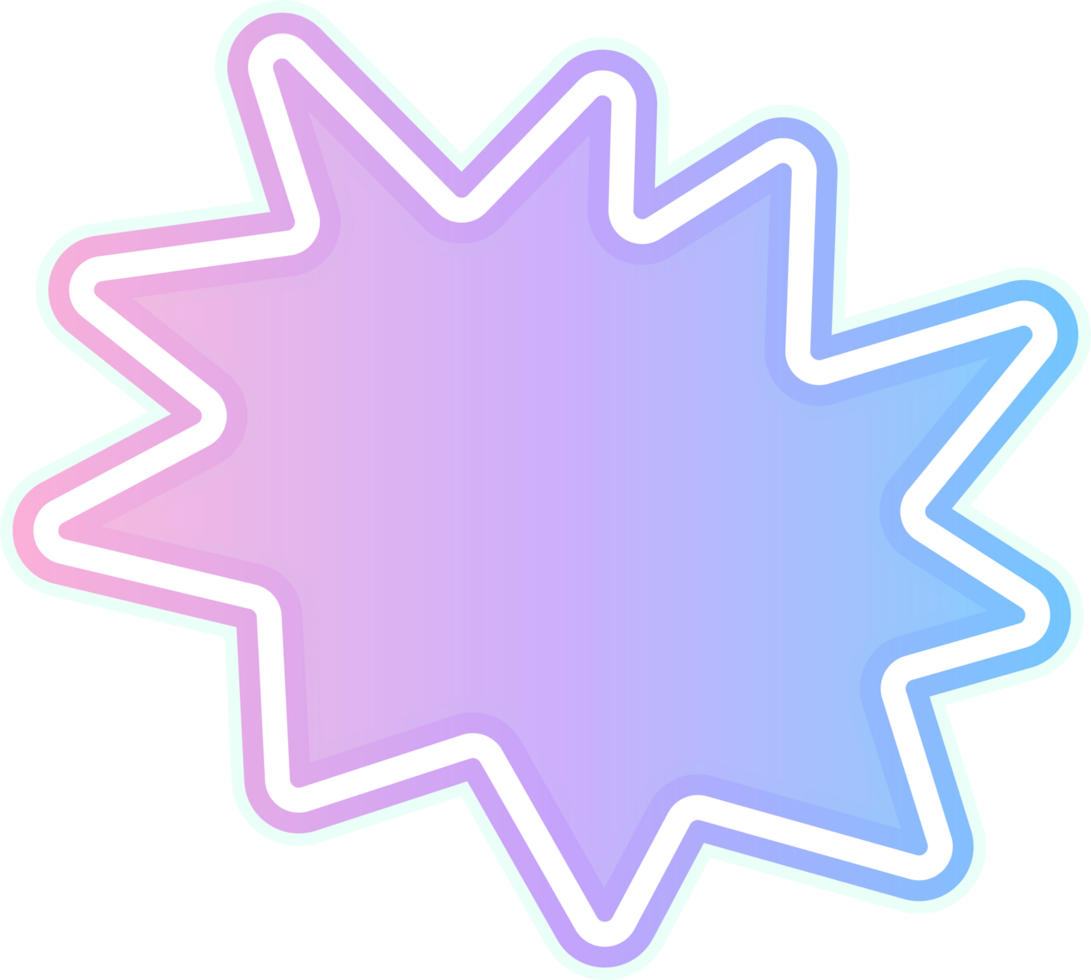 bubble speech label png