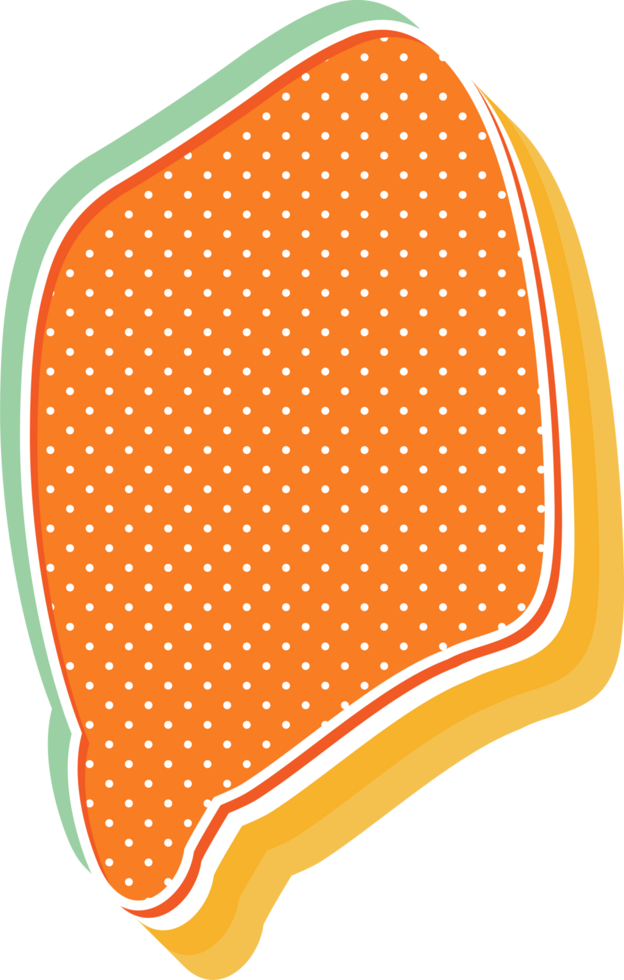 bubble speech label png