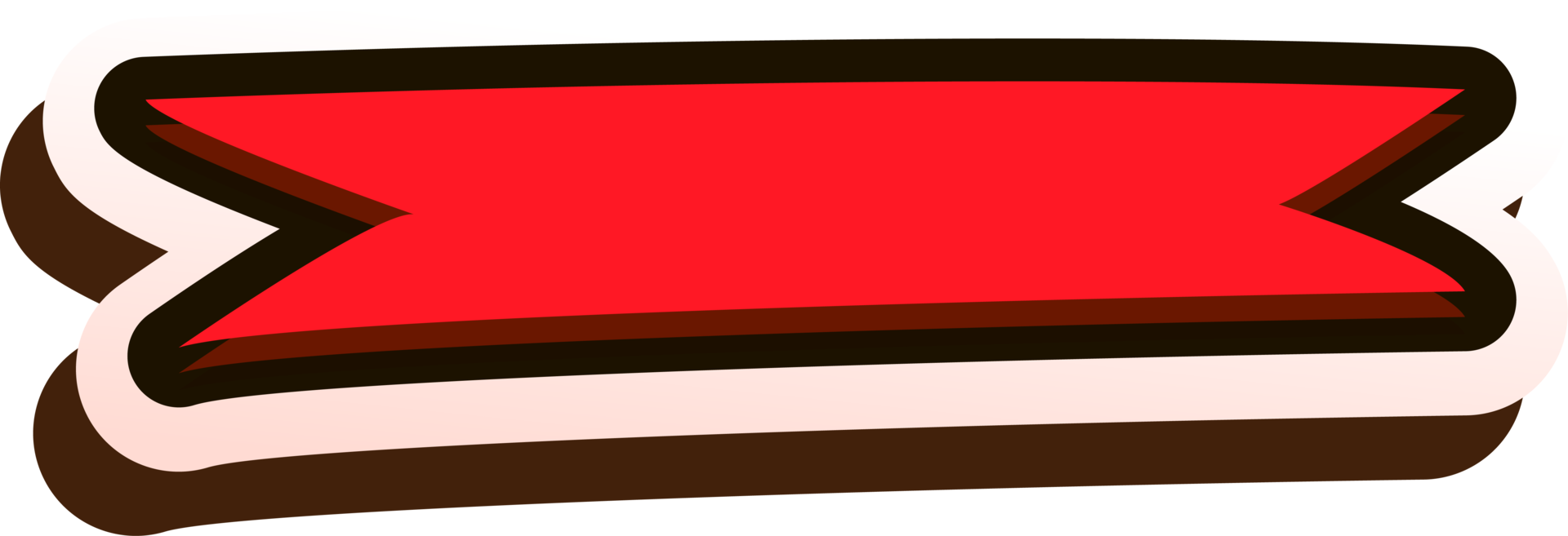 ribbon shape banner png