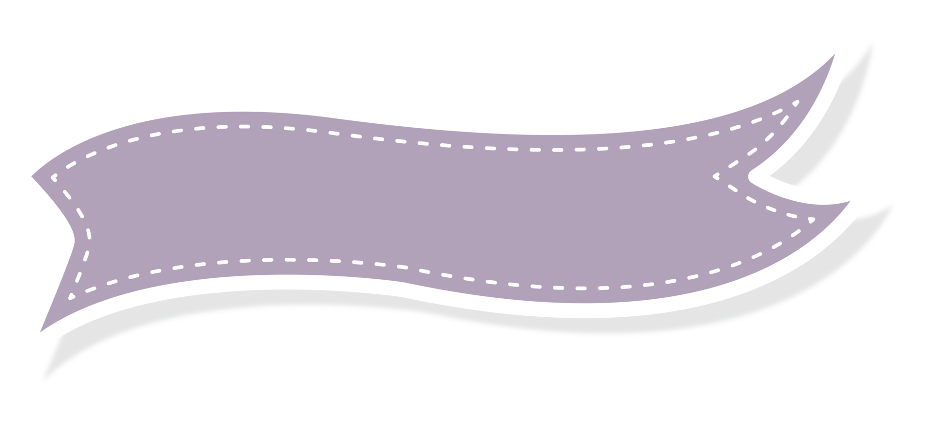 ribbon shape banner png