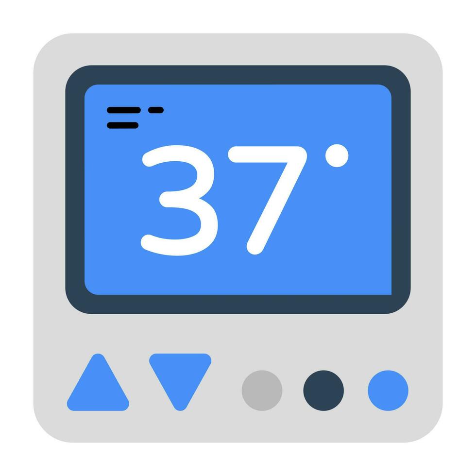 A creative design icon of thermostat vector