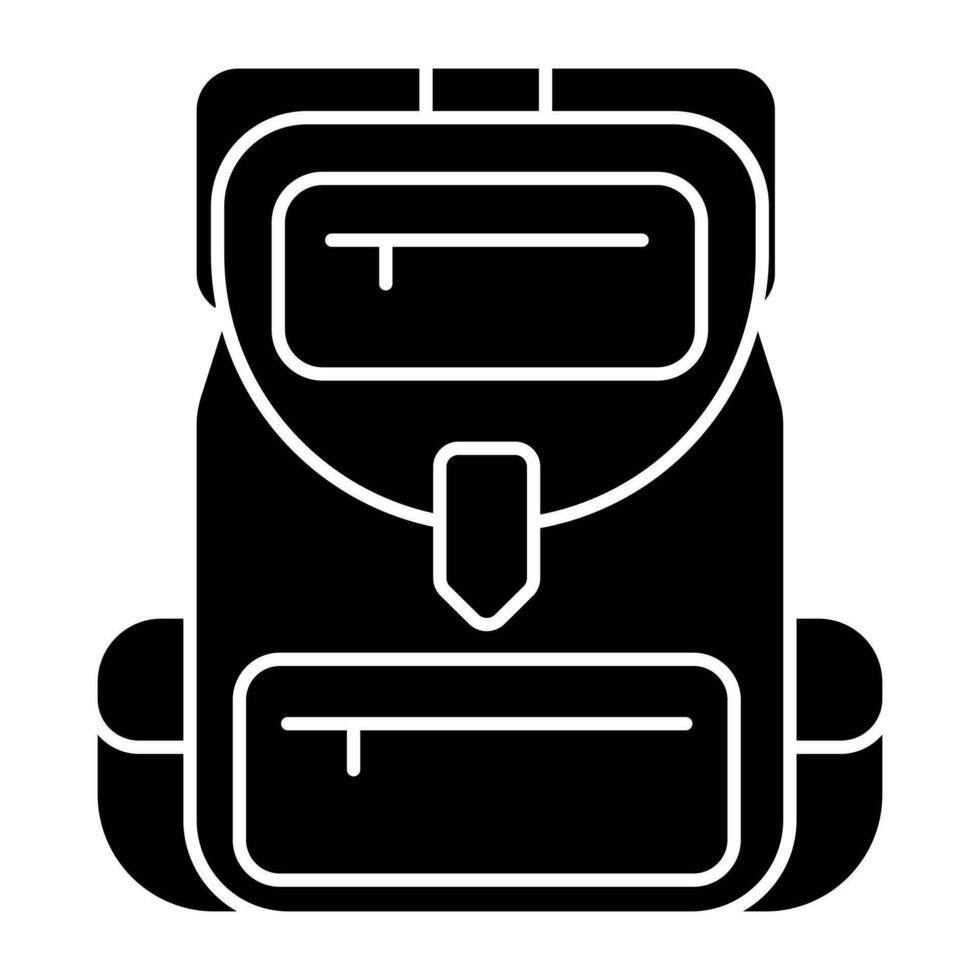 Premium download icon of backpack vector