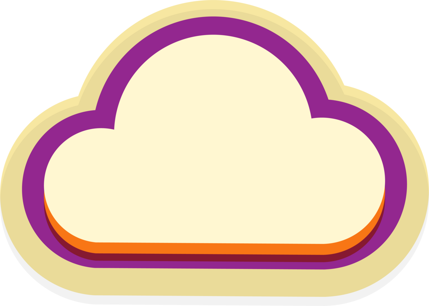 bubble speech label png