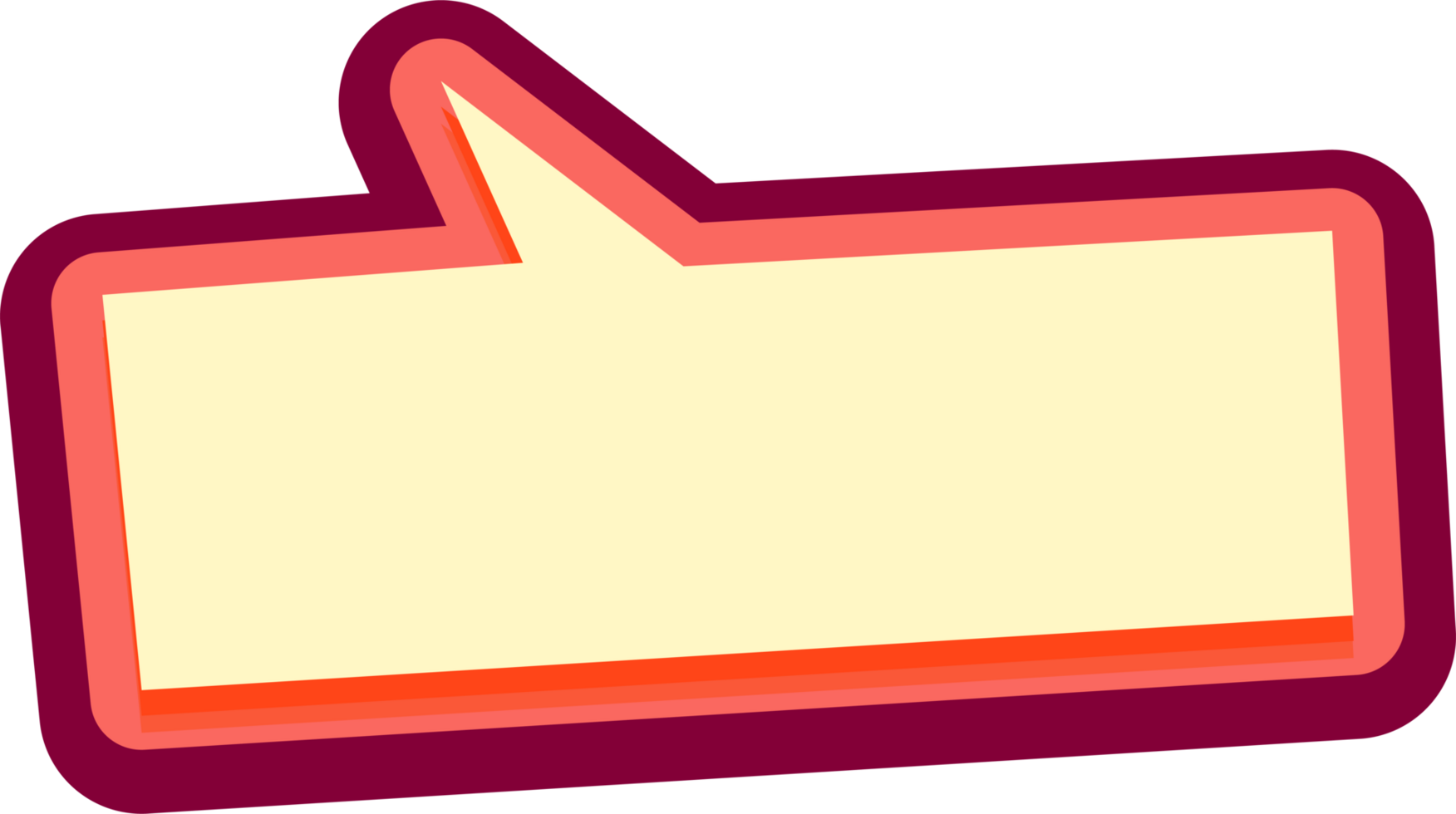 bubble speech label png
