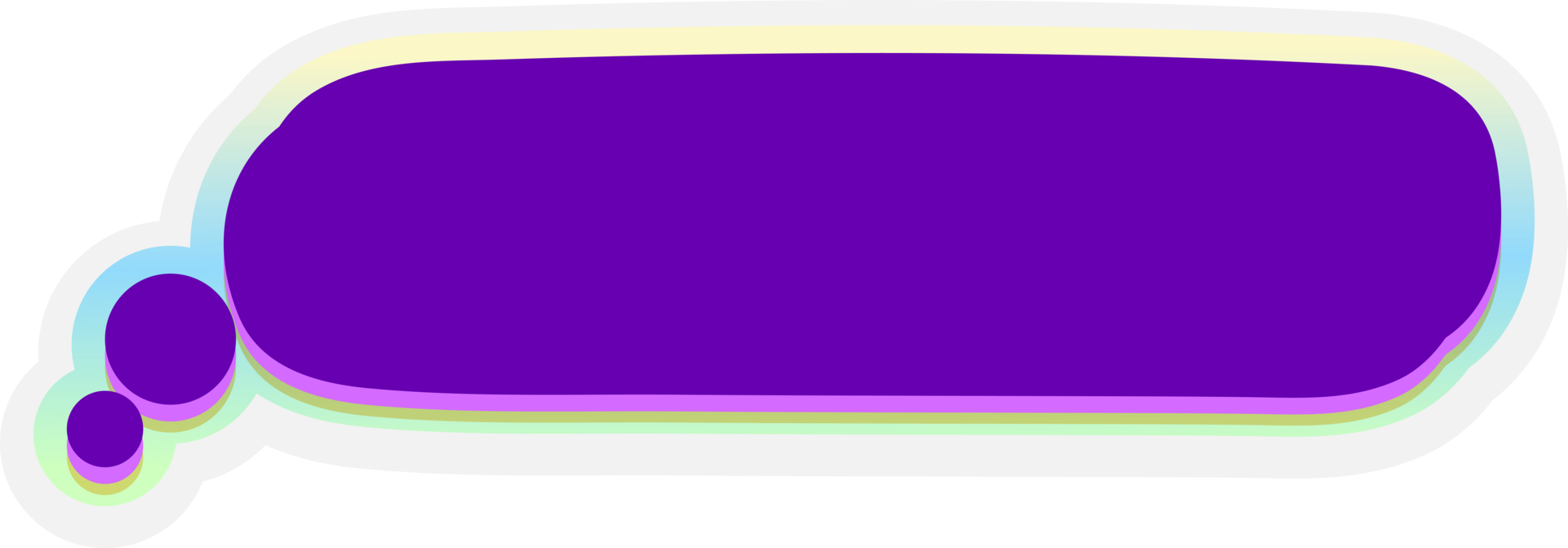 bubble speech label png